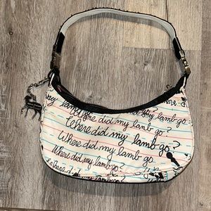 L.A.M.B. LeSportsac Small Hella Hobo Penmanship Print